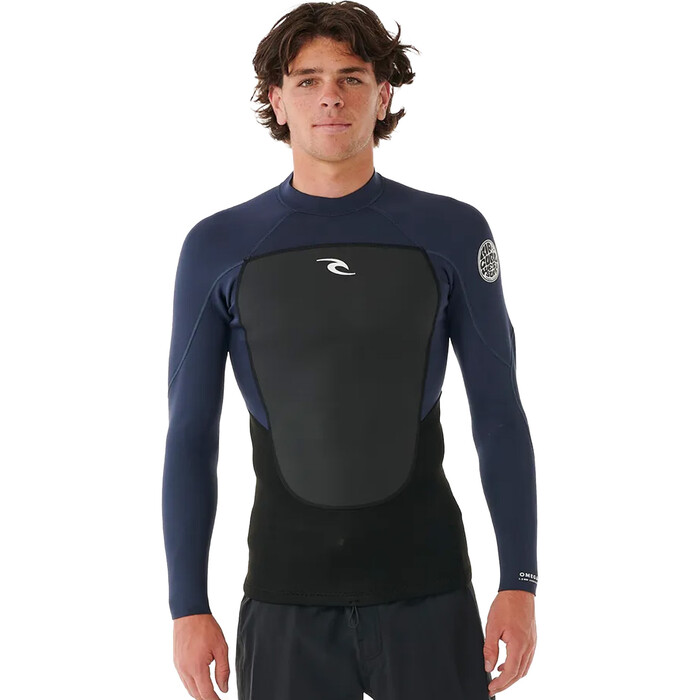 2024 Rip Curl Mens Omega Long Sleeve Jacket 123MWJ Slate Wetsuit Tops Shorts Wetsuit Outlet